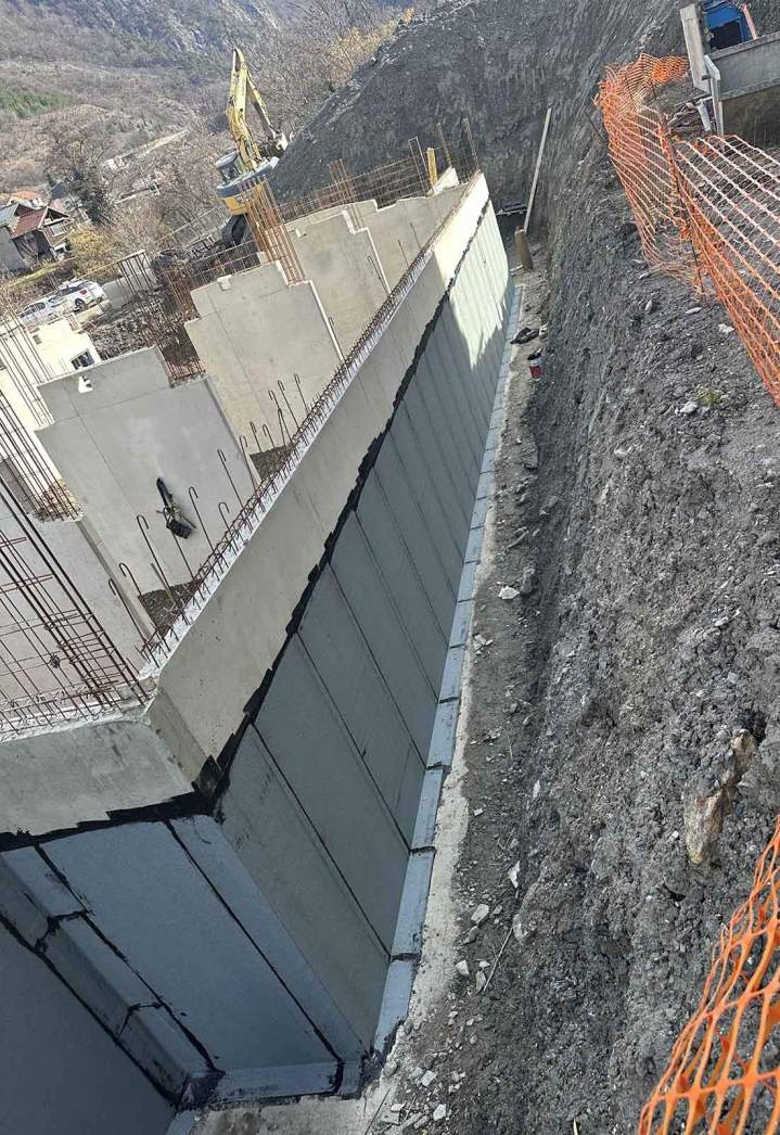 Etanchéité murs enterrés Rhône-Alpes